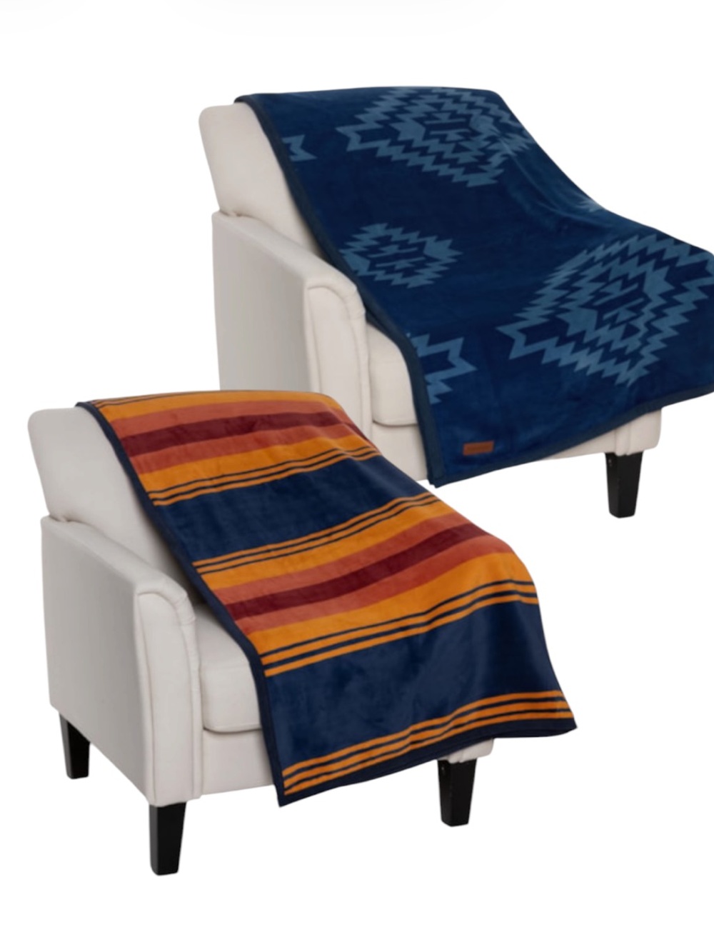 Pendleton Grand Canyon Reversible Oversized Throw Blanket 60”x80”